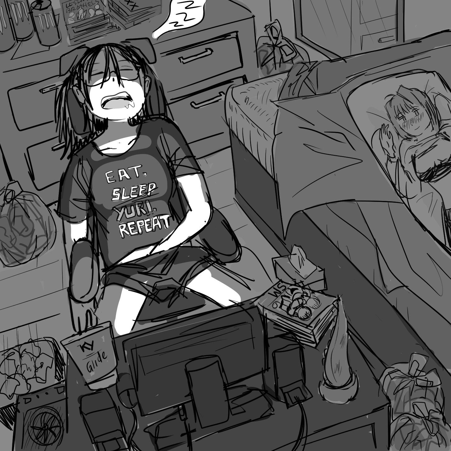 yuritober day 8 but shes just like me fr yuritober day 8 but shes just like me fr