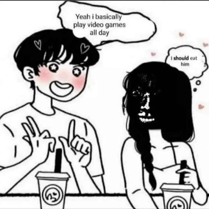 Yeah i basically
play video games
all day

I should eat
him