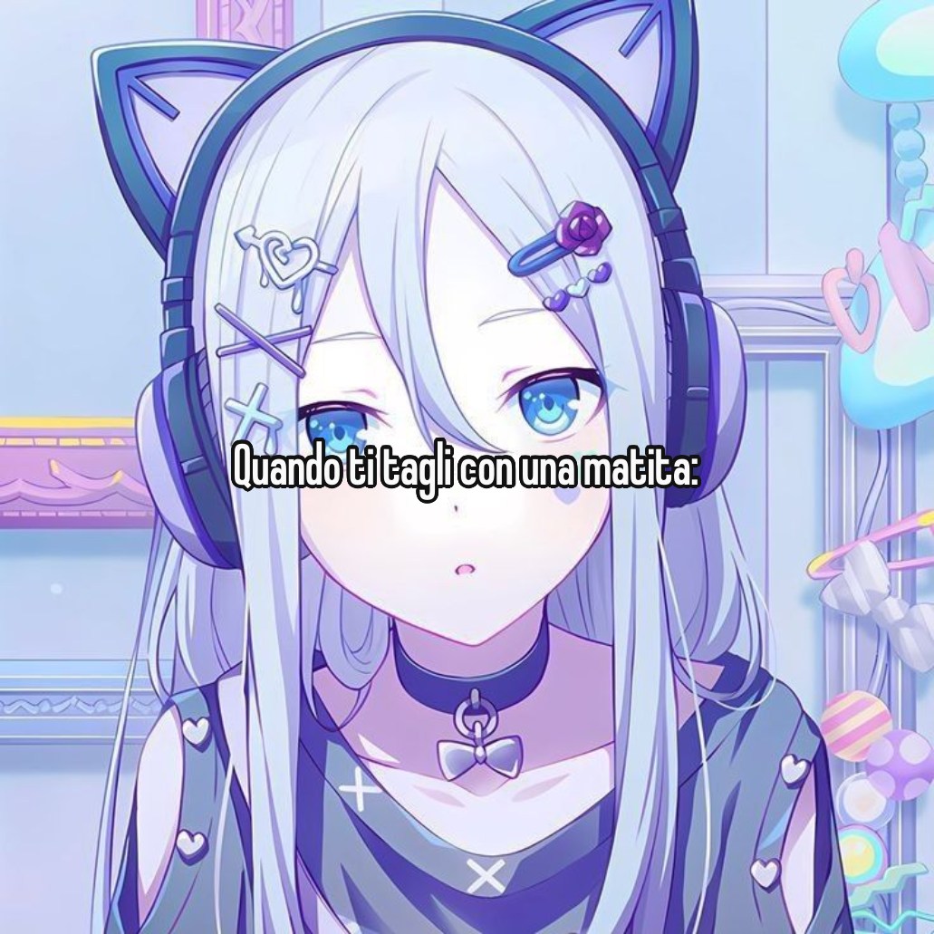 Quando ti tagli con una matita: