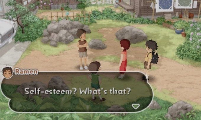 Ramen

Self-esteem? What's that?