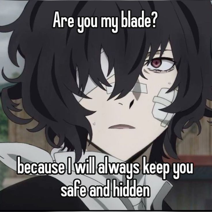 Are you my blade?

because I will always keep you
safe and hidden