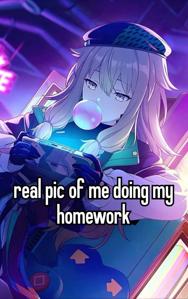 real pic of me doing my
homework