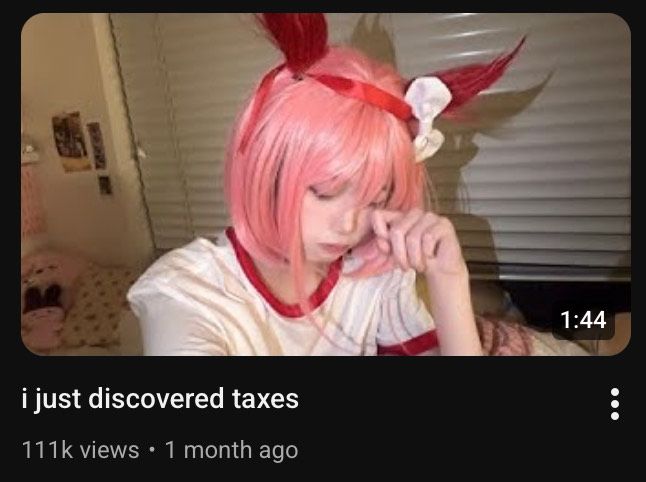 i just discovered taxes

111k views + 1 month ago