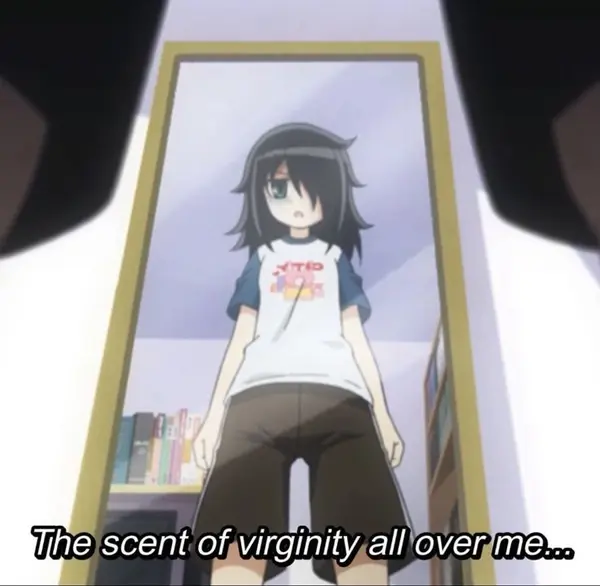 The scent of virginity all over me...