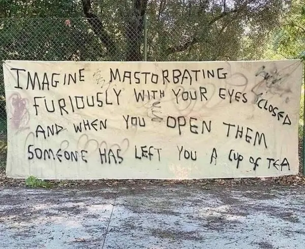 INE MASTORBATING ie
ie \ously Wit YouR Eyes‘ Lae?

<
ANP WHEN Yau > OPEN THEM A
SOMmgong WAS LEFTY You A typ

TEA |