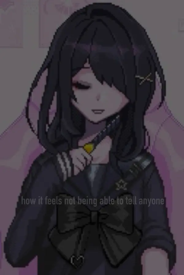 how it feels not being able to tell anyone