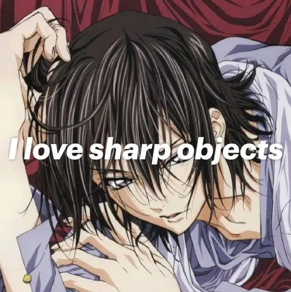 I love sharp objects