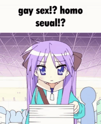 gay sex!? homo
seual!?