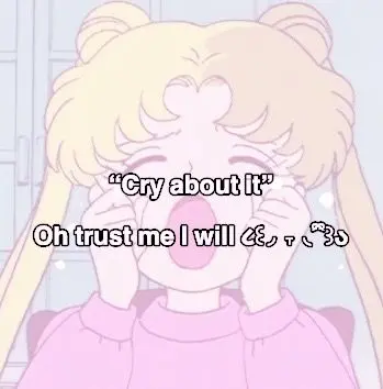 "Cry about it"

Oh trust me I will