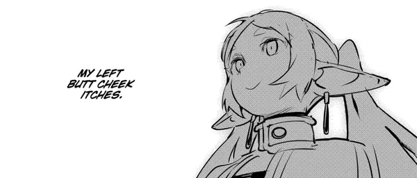 MY LEFT
BUTT CHEEK
ITCHES.