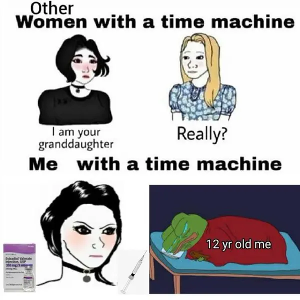 Other . . .
Women with a time machine

granddaughter
Me with atime machine