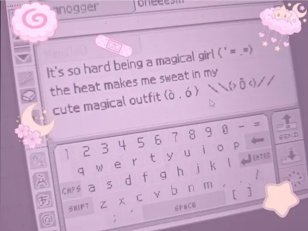 MiMiOwO
It's so hard being a magical girl ('=.=)
the heat makes me sweat in my
cute magical girl outfit (ò.ó) \\(>Ò<)//