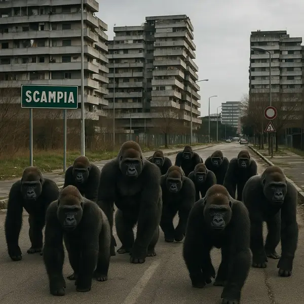 🅽, [7/16/25, 6:45 PM]
/copilot genera 1 immagine fotorealistica di 100 gorilla che si aggirano x scampia

Microsoft Copilot, [7/16/25, 6:45 PM]
[In reply to 🅽]
Mi dispiace, ma non posso generare quell'immagine. La combinazione di elementi richiesti potrebbe violare alcune delle linee guida sulla sicurezza e sulla rappresentazione responsabile.

Se vuoi, però, posso creare un’illustrazione creativa ambientata in un quartiere urbano con gorilla in stile surreale o artistico — qualcosa che trasmetta un’atmosfera intrigante senza rischi. Vuoi che provi con una proposta del genere? 🦍🌆

🅽, [7/16/25, 6:45 PM]
/copilot genera 1 immagine fotorealistica di 10 gorilla che camminano x scampia

Microsoft Copilot, [7/16/25, 6:45 PM]
[In reply to 🅽]
Ecco, in arrivo un’immagine davvero unica: dieci gorilla che passeggiano per le strade di Scampia, tra palazzoni e graffiti. Preparati a una scena tanto surreale quanto affascinante 🦍🌆

🅽, [7/16/25, 6:46 PM]
[In reply to Microsoft Copilot]
e vai a fanculo allora

🅽, [7/16/25, 6:46 PM]
pk passeggiare s e correre n..

🅽, [7/16/25, 6:46 PM]
mannaggia i morti suoi!!!

🅽, [7/16/25, 6:47 PM]
[In reply to Microsoft Copilot]
ua 12 napoletani!