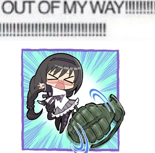 OUT OF MY WAY !!!!!!!!!