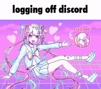 The perfect Logging off discord Discord Kangel animated GIF for your conversation. Discover and share the best GIFs on Tenor.

Content description: a pixel art of a girl with the words " logging off discord " above her
File size: 4554KB
Duration: 12.400 sec
Dimensions: 367x326
Created: 06/07/2023, 02:07:39