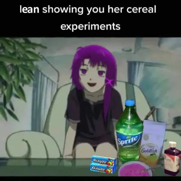 lean showing you her cereal
experiments