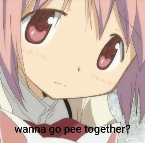wanna go pee together?
