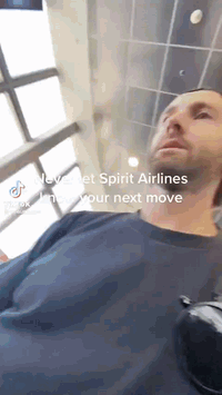 Never let Spirit Airlines
know your next move