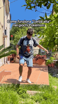 Come funziona "l'erba alta"
nei giochi Pokémon: